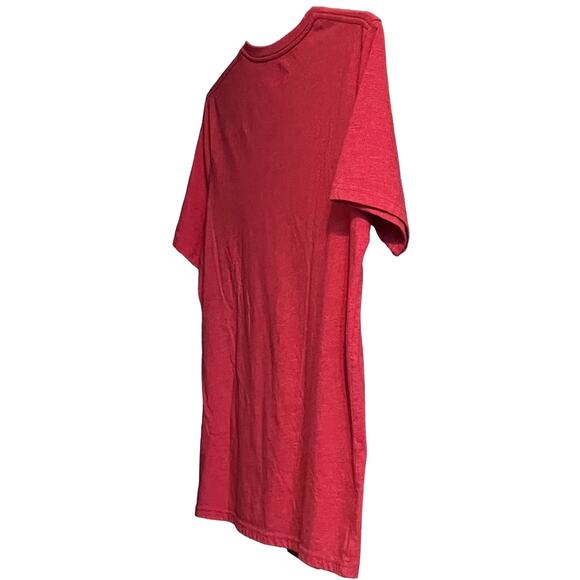 URBAN PIPELINE ULTIMATE TEE SHORT SLEEVE V-NECK T-SHIRT, WOMENS, L, RED - Picture 5 of 8